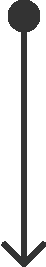 dunkelgraues Pfeil